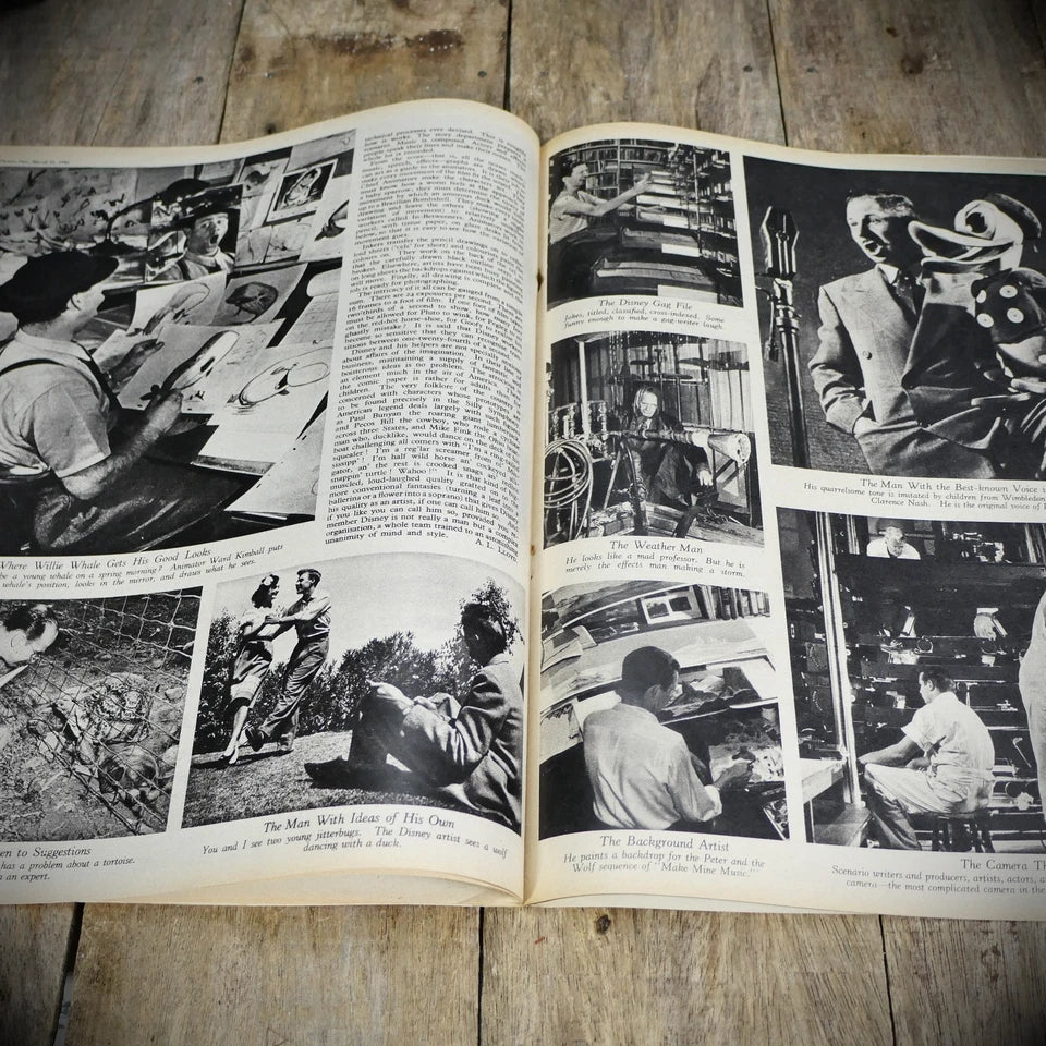 Picture Post 23 March 1946 Walt Disney, Walking Stick Farm, China,