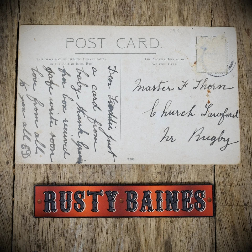 Postcard, Baby Shoes/Boots, Home Ruler in Weybridge