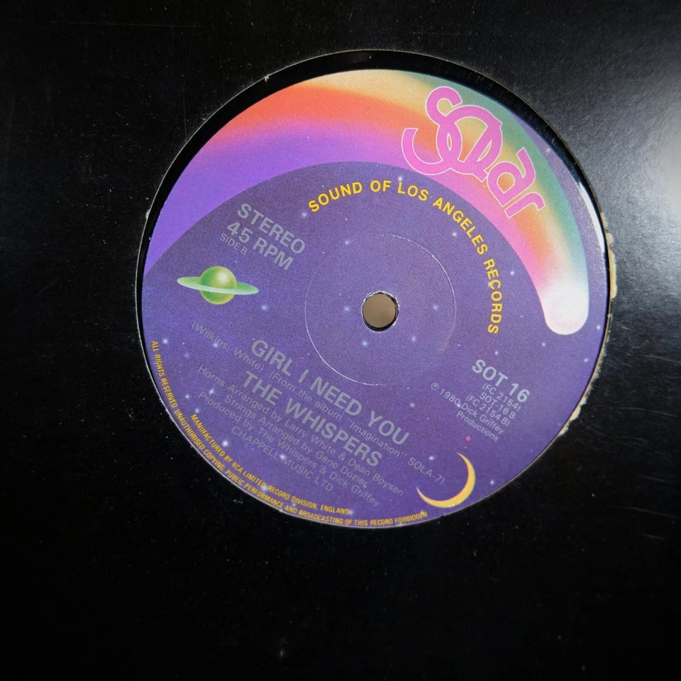 Record 12" Single, The Whispers, It's a Love Thing