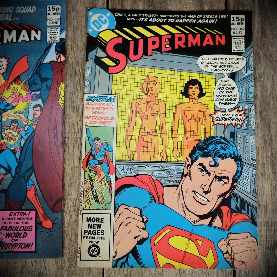 DC Comic, Superman #360, 361, 362, 1981