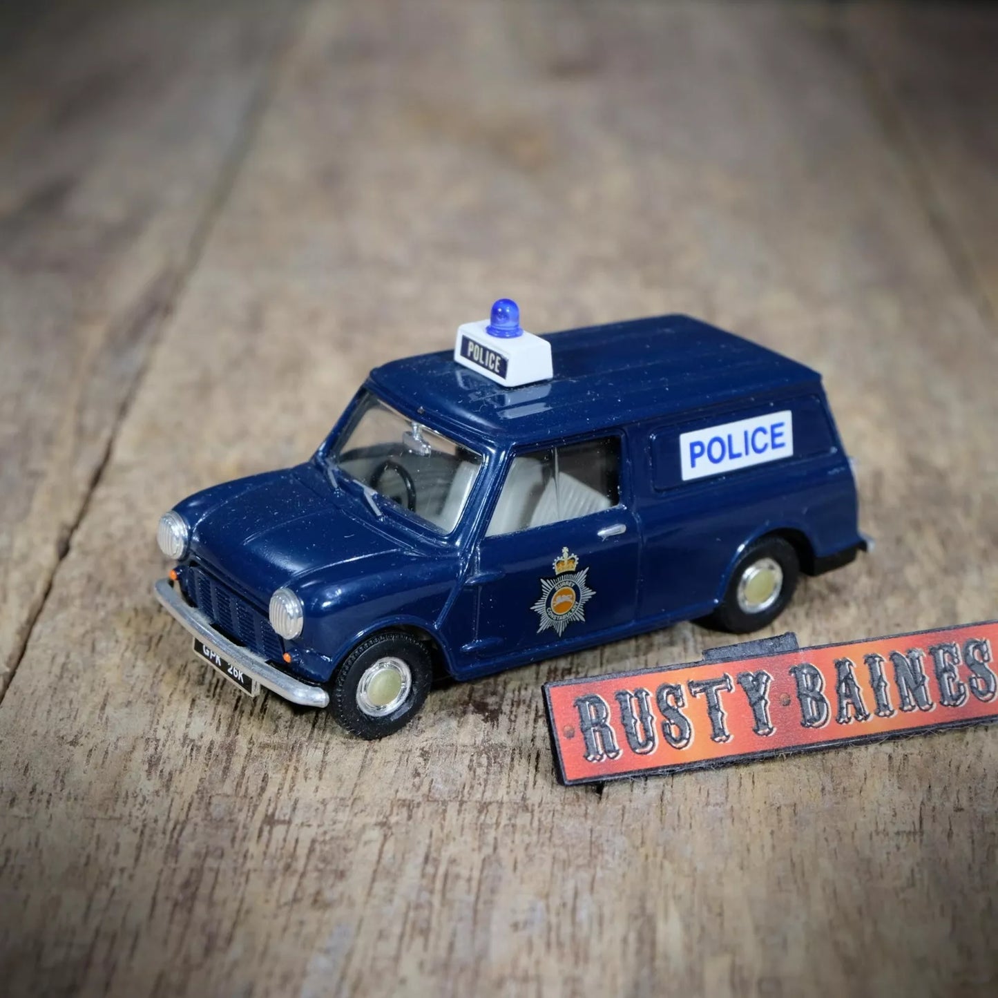 Classic 1960's Austin/Morris Mini Police Car/Van, Corgi/Lledo, No Box