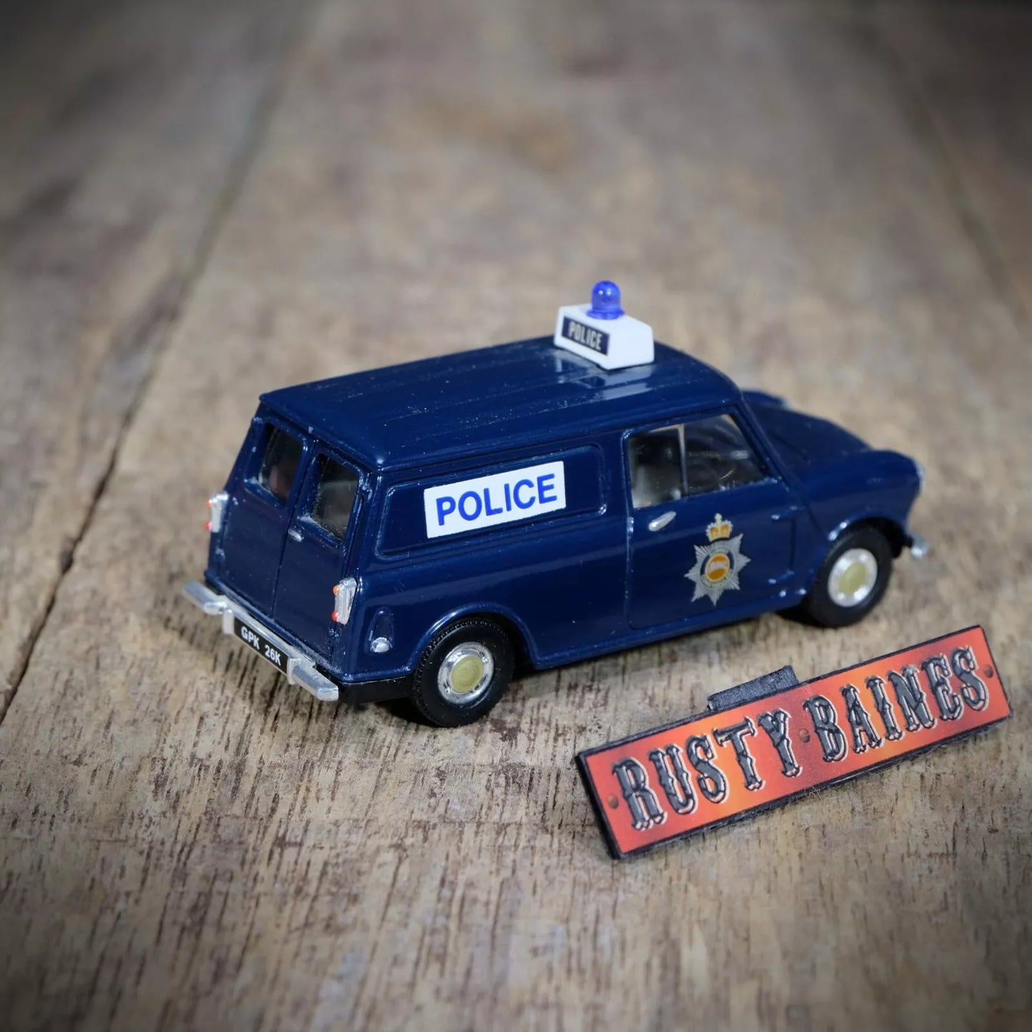 Classic 1960's Austin/Morris Mini Police Car/Van, Corgi/Lledo, No Box