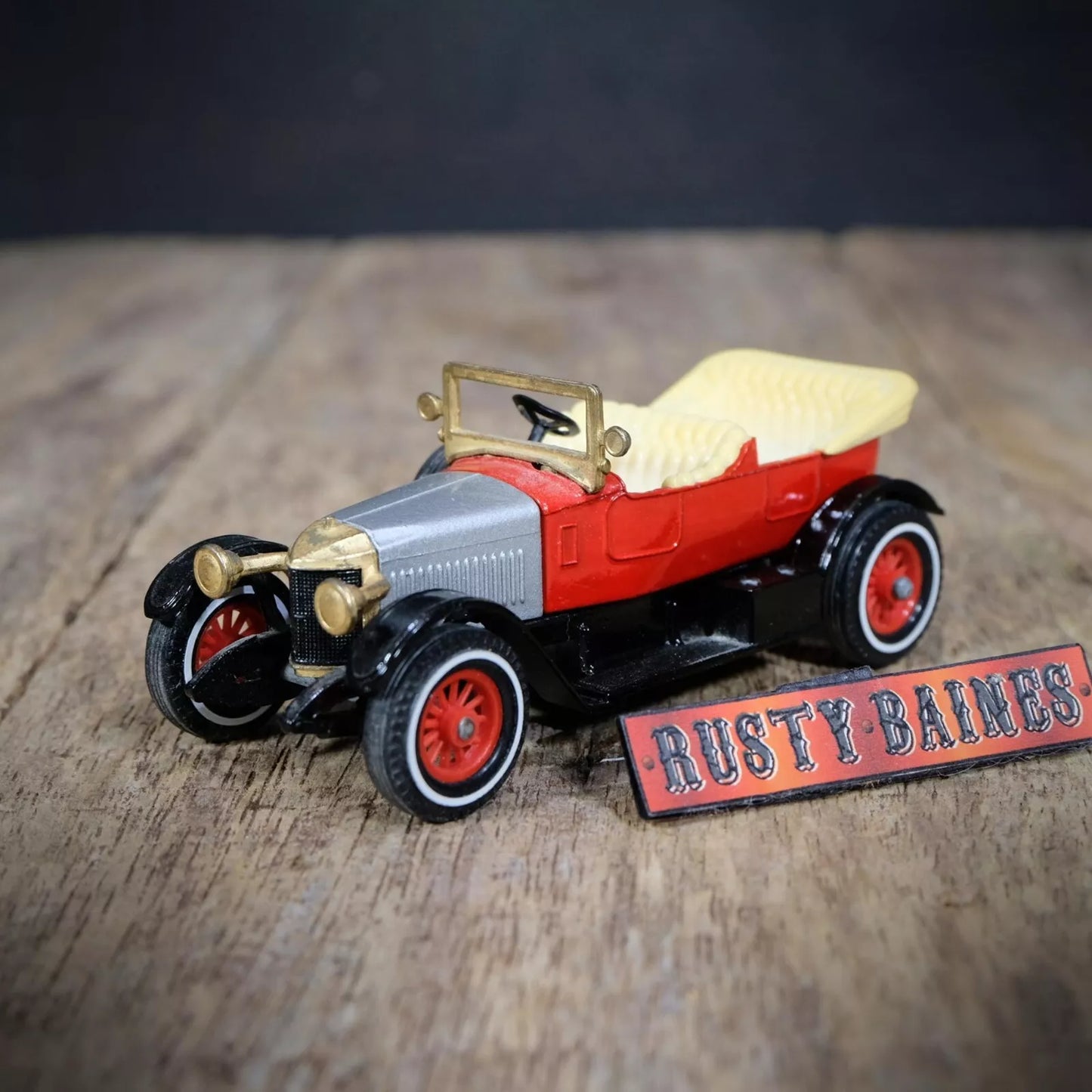 Vintage Matchbox, 1914 Prince Henry Vauxhall, Red/Black, No Box