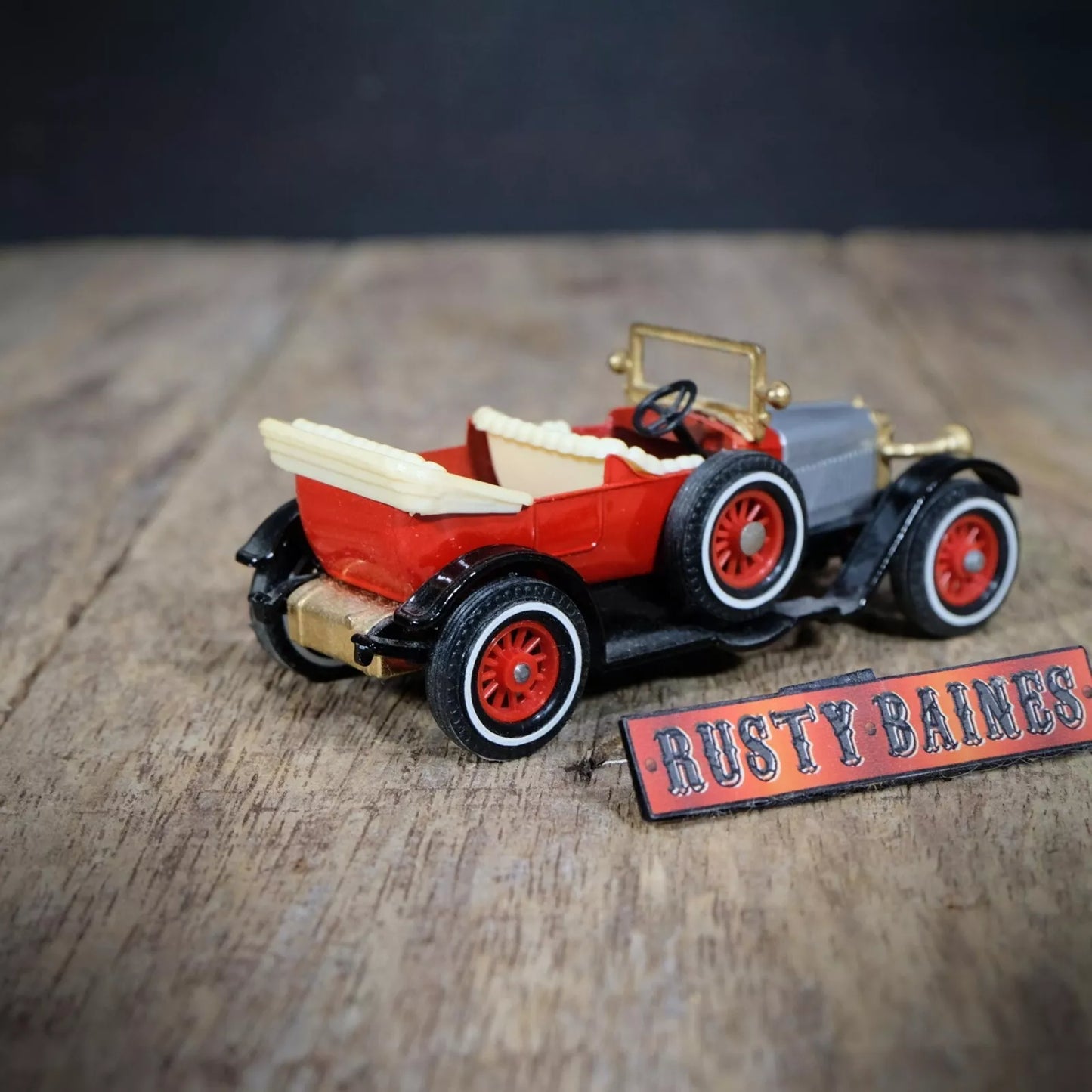 Vintage Matchbox, 1914 Prince Henry Vauxhall, Red/Black, No Box